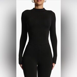 Naked Wardrobe Classic Black Bodysuit